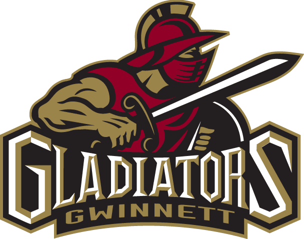 gwinnett gladiators 2003-pres primary logo iron on transfers for clothing